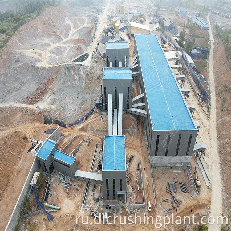 Линия по переработке известнякового заполнителя и песка Limestone Aggregate & Sand Processing Line